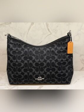 Coach Laurel in Black Denim